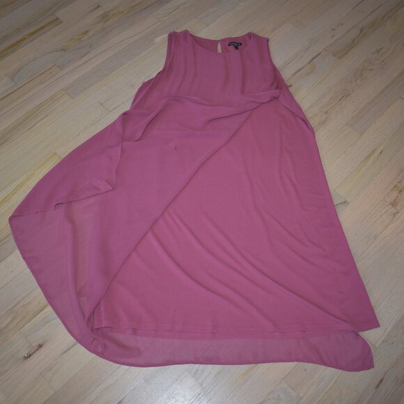 Eileen Fisher 100% Silk Rosewood Jewel Neck - Picture 2 of 10